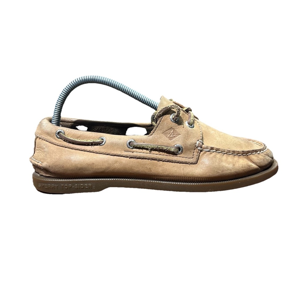 Sperry Men's Authentic Original  Canvas Sperry Top Sider Shoe Slip On Size 7.5M‎